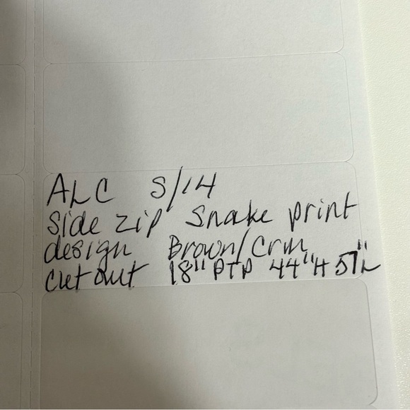 A. L.C.
Beale Snakeskin Print Cutout Midi Dress size 14 - Picture 12 of 12